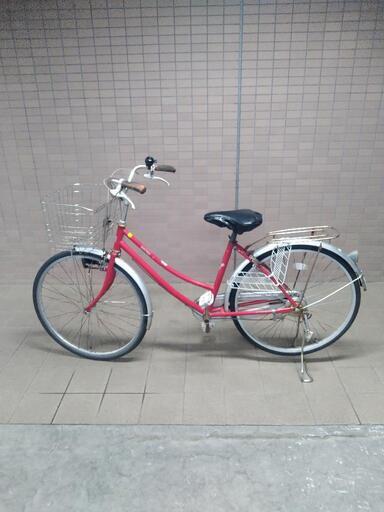 送料無料相談可！26インチ自転車！赤！ (agcykc) 練馬の自転車の中古