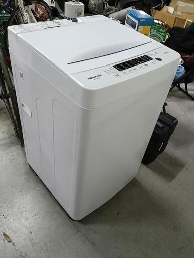 美品 ハイセンス 洗濯機 HW-K45E 2022年製 4.5㎏ 中古品 (miyatech