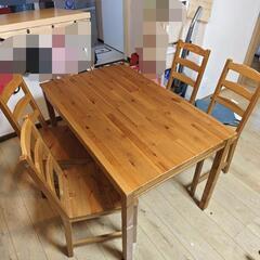 IKEA ダイニングテーブル ヨックモックの中古が安い！激安で譲ります
