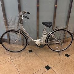 中古電動自転車☆パナソニック ハリヤ/8ah/26”/ブラック (chari