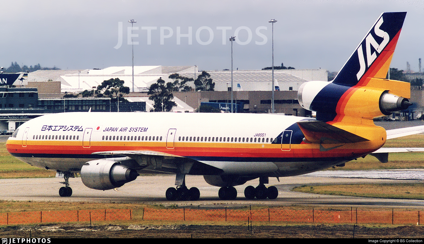 JA8551 | McDonnell Douglas DC-10-30 | Japan Air System (JAS