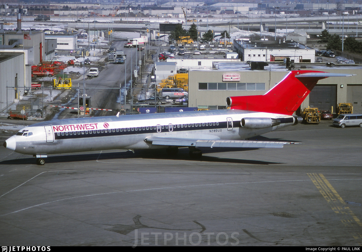 N280US | Boeing 727-251(Adv) | Northwest Airlines | PAUL LINK