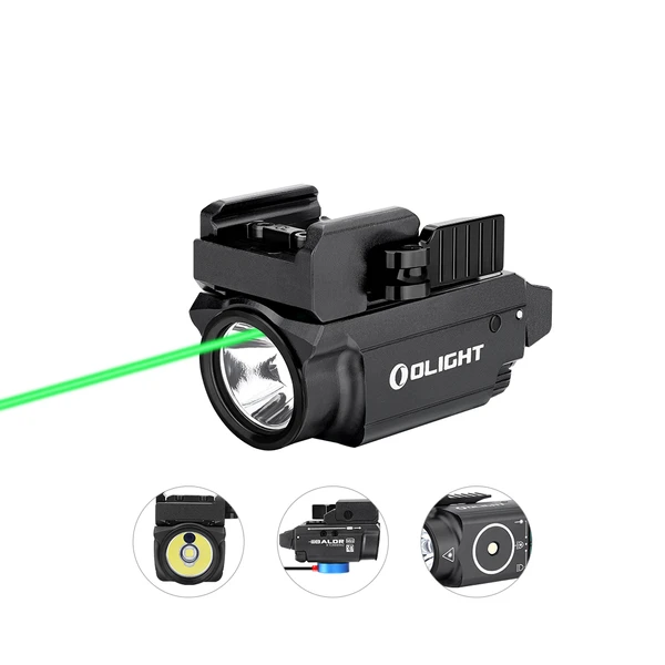 BALDR Mini 3R 緑レーザー タクティカルライト - Olight Japan