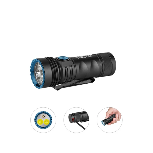 Seeker 4 Mini LED&UV フラッシュライト - Olight Japan