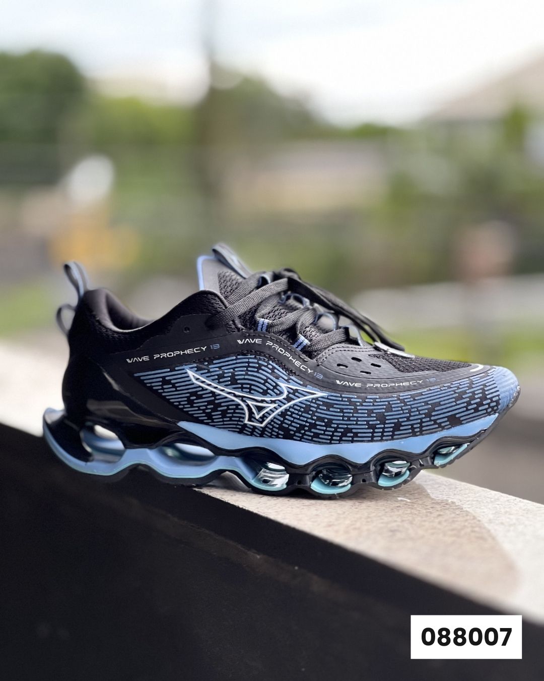 Mizuno Wave Prophecy 13 Azul e Preto - IMPORTADO - OTL Shoes