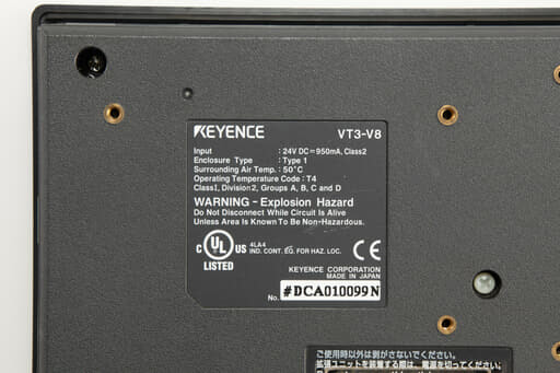 キーエンス タッチパネル VT3-V8 | 保守部品.com