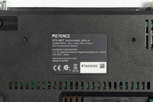 キーエンス タッチパネル VT5-W07 | 保守部品.com