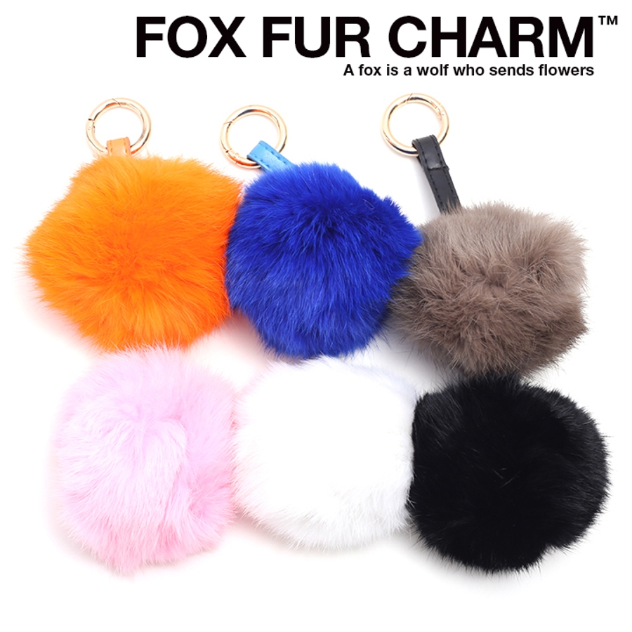 リアルフォックスファーキーホルダー KH 15[品番：HKHM0004856]｜本格