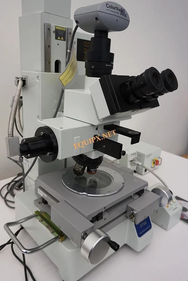 Olympus STM6-F21-3 3 axis motorized measuring microscope with 0.1