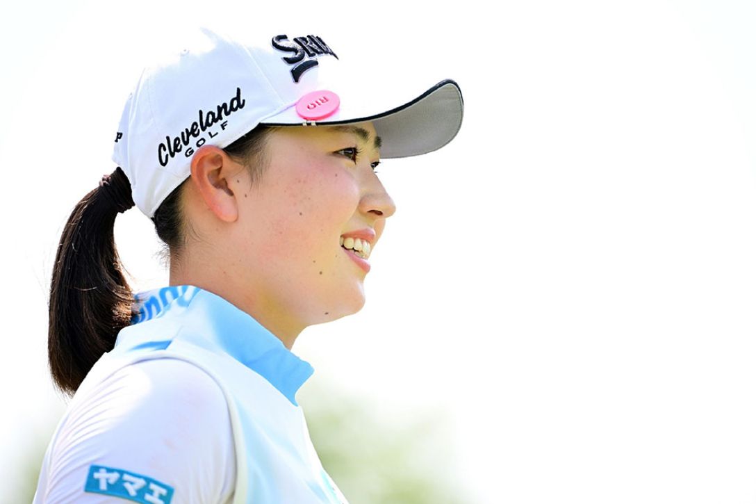 GOLF5 ホワイトキャップ 竹田麗央プロ サイン入り GOLF5 ホワイト