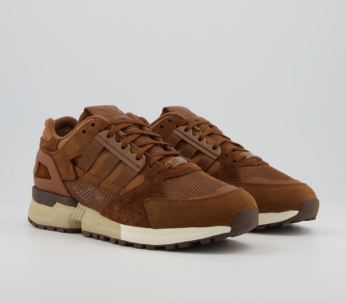 adidas Zx 10000c Trainers Schokohase Wild Brown Cream White