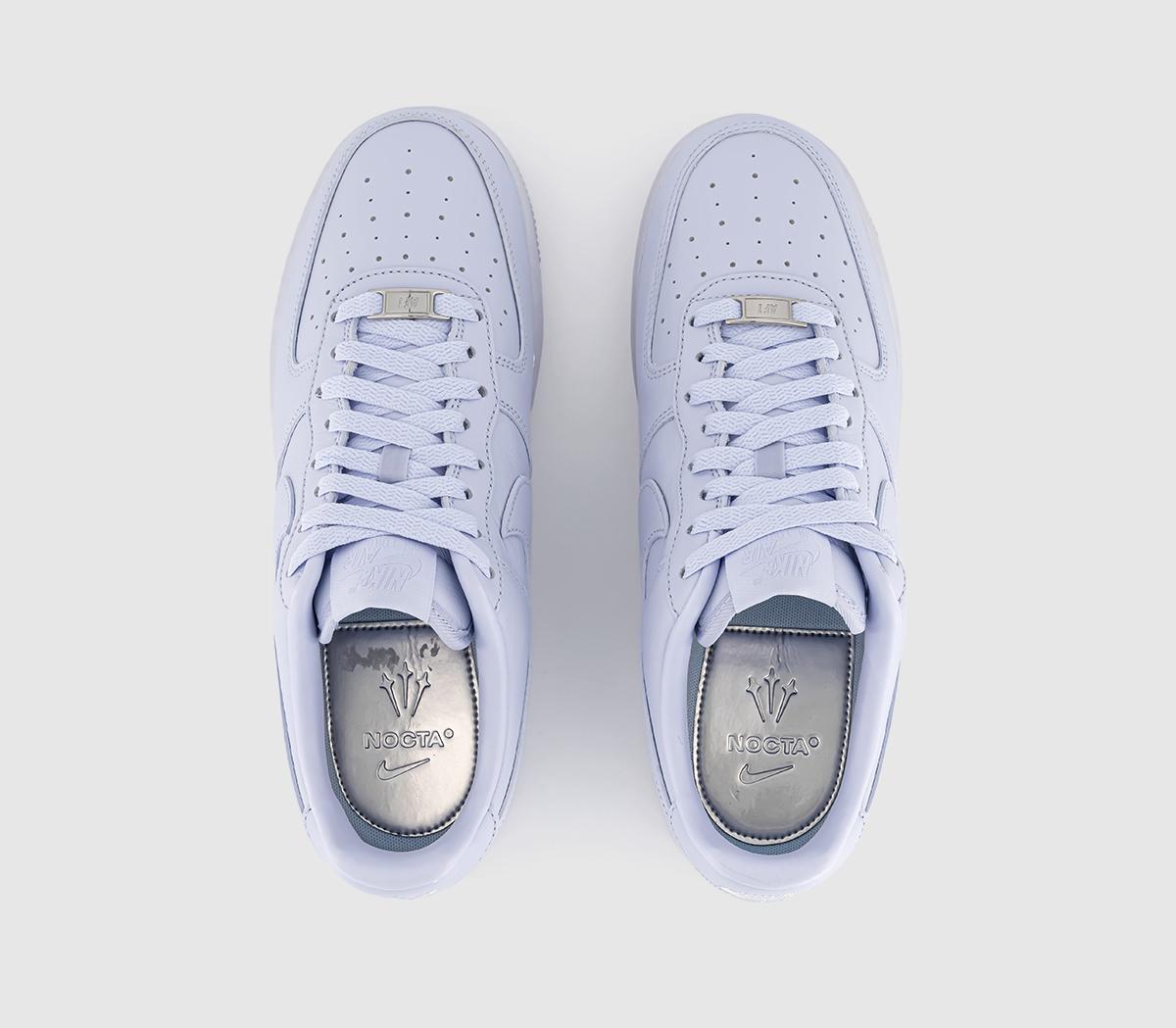 Nike NOCTA Air Force 1 Low Trainers Palest Purple Cobalt Tint