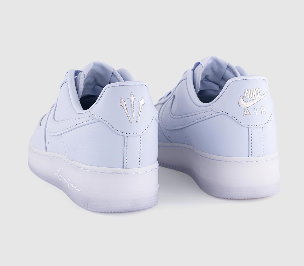 Nike NOCTA Air Force 1 Low Trainers Palest Purple Cobalt Tint