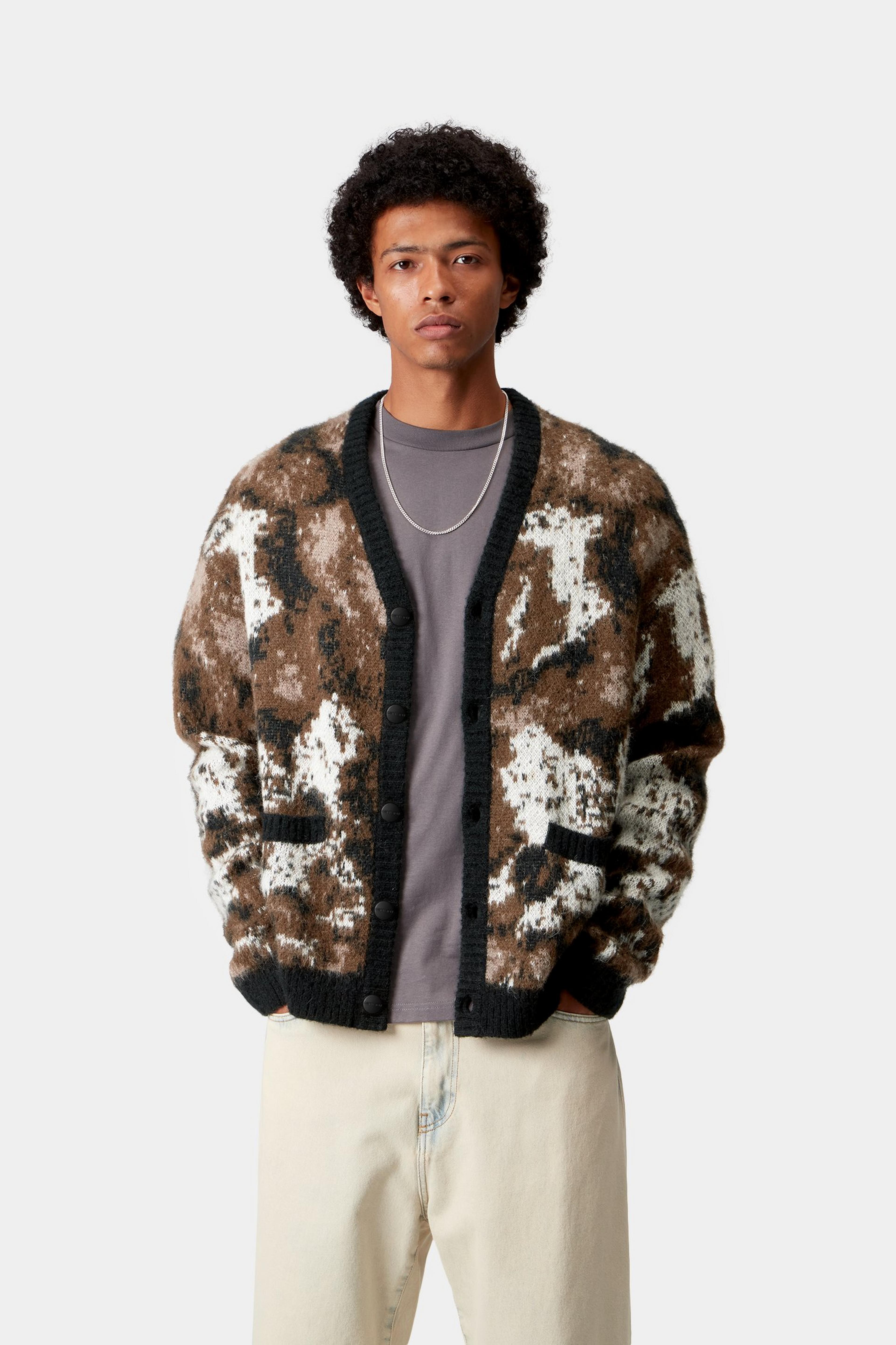 Carhartt WIP Merton Cardigan, Wild Dog Jacquard | Negozio online