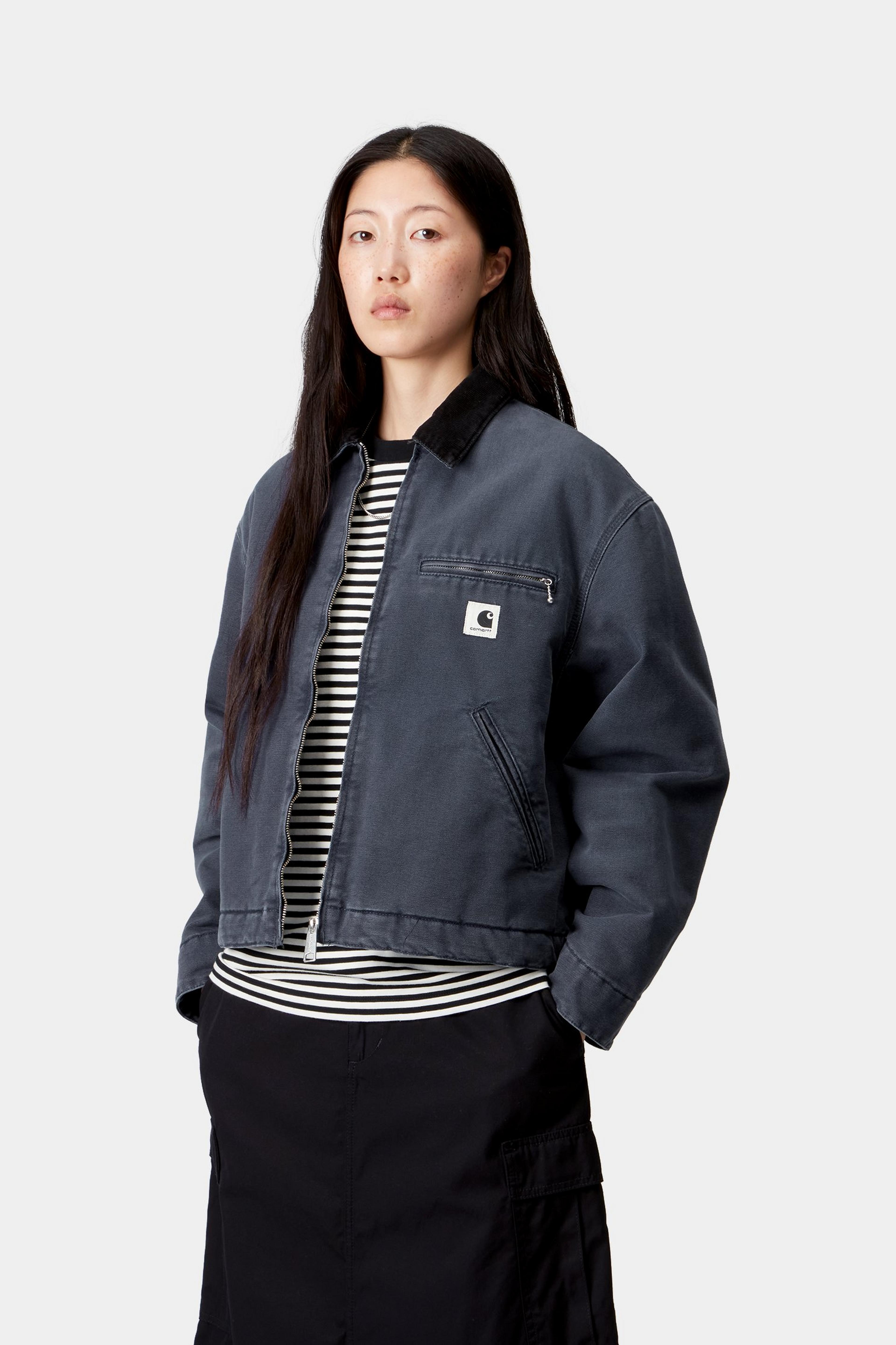 Carhartt WIP W' OG Detroit Jacket (Winter), Dark Navy / Black