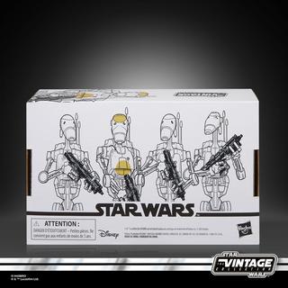 STAR WARS The Vintage Collection Battle Droid 4-Pack Action