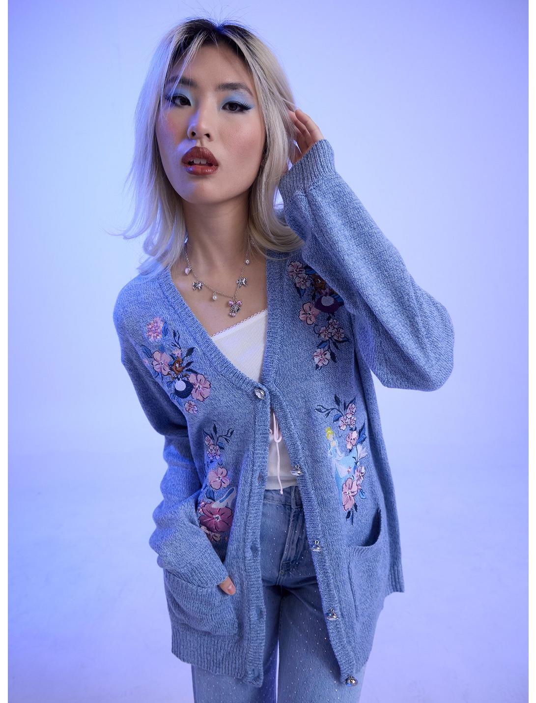 Her Universe Disney Cinderella Embroidered Girls Cardigan | Hot Topic