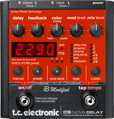 TC Electronic | Product | ND-1 NOVA DELAY