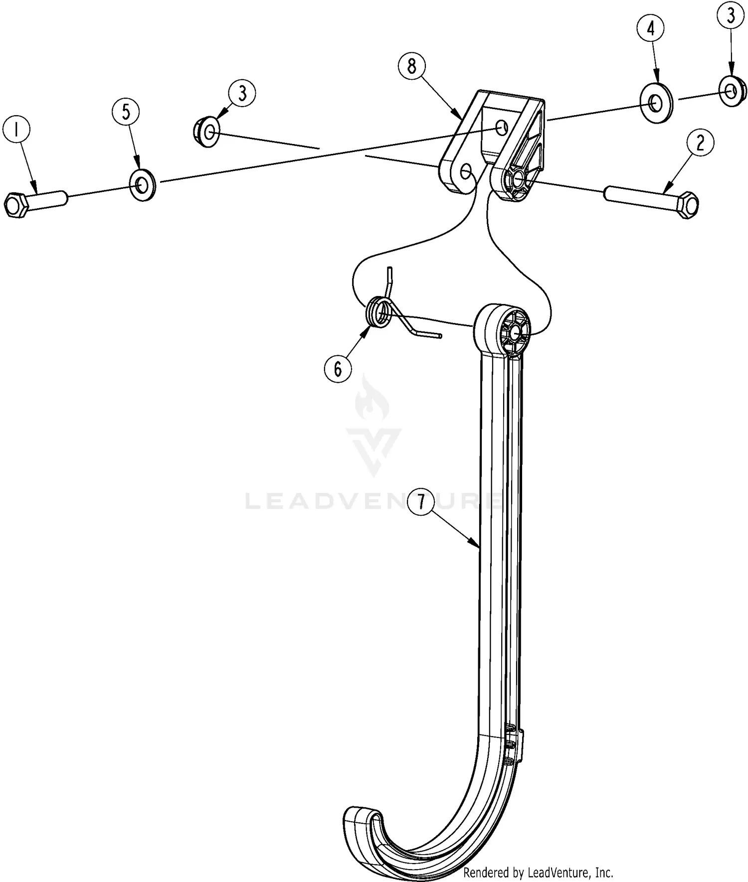 Land Pride RCR1242 Parts Diagrams
