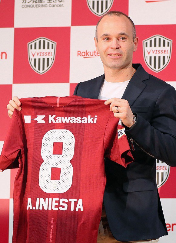 In Photos: Soccer star Iniesta excited by move to Vissel Kobe