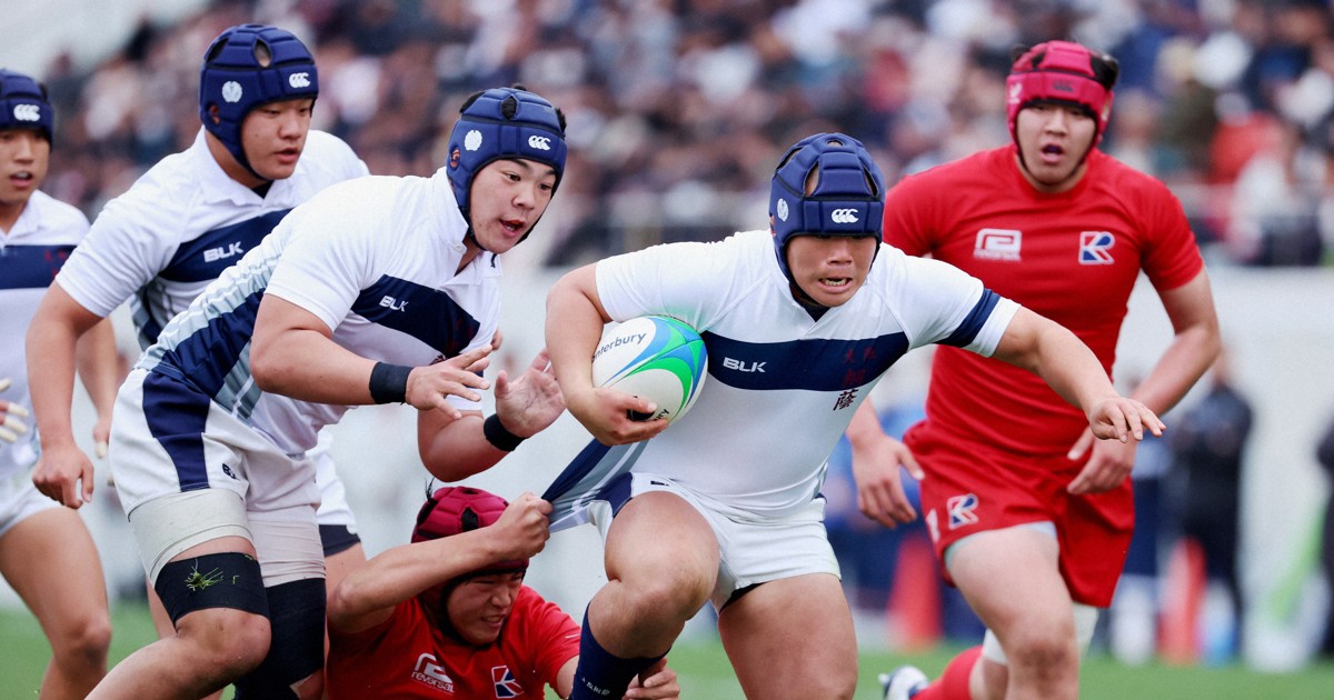 大阪桐蔭がベスト4 流通経大柏降す 全国高校ラグビー | 毎日新聞
