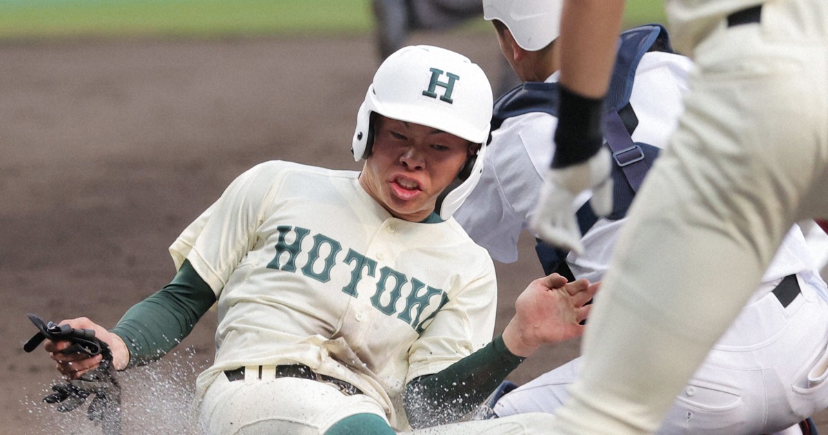 前回準Vの報徳学園がベスト8入り 常総学院を降す センバツ | 毎日新聞