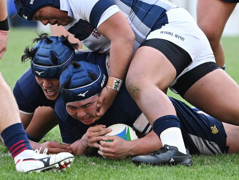 桐蔭学園－大阪桐蔭（準決勝）全国高校ラグビー [写真特集2/14] | 毎日新聞