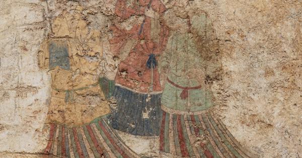 国宝「飛鳥美人」など高松塚の石室壁画修理が完了 カビ除去、新技術も