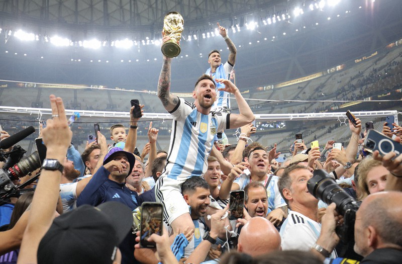 アルゼンチンが36年ぶりW杯優勝 メッシ、5度目の挑戦で悲願 [写真特集1