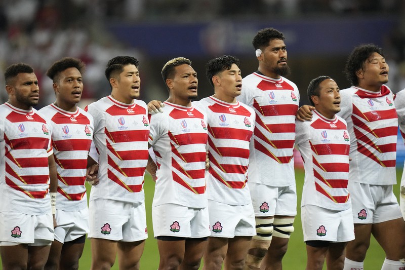 Allez!!：見た目の変化はわずかでも ラグビー日本代表のジャージーは