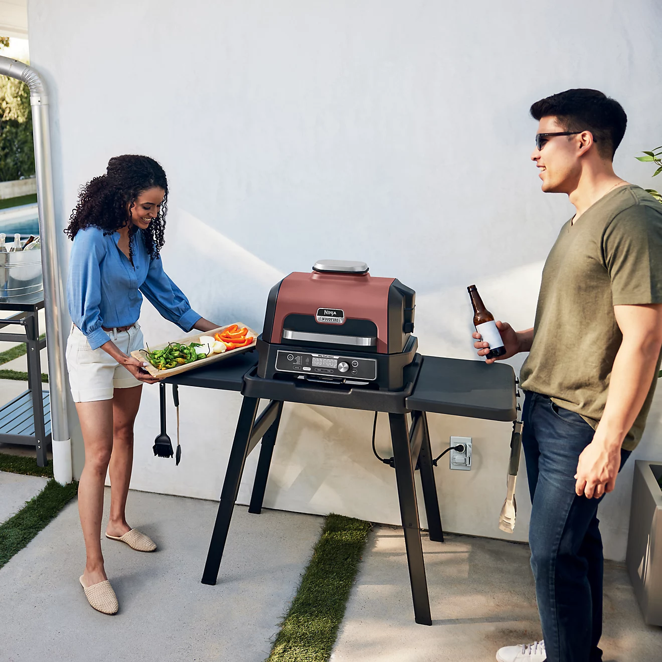 Ninja Woodfire ProConnect Premium XL Outdoor Grill and Smoker