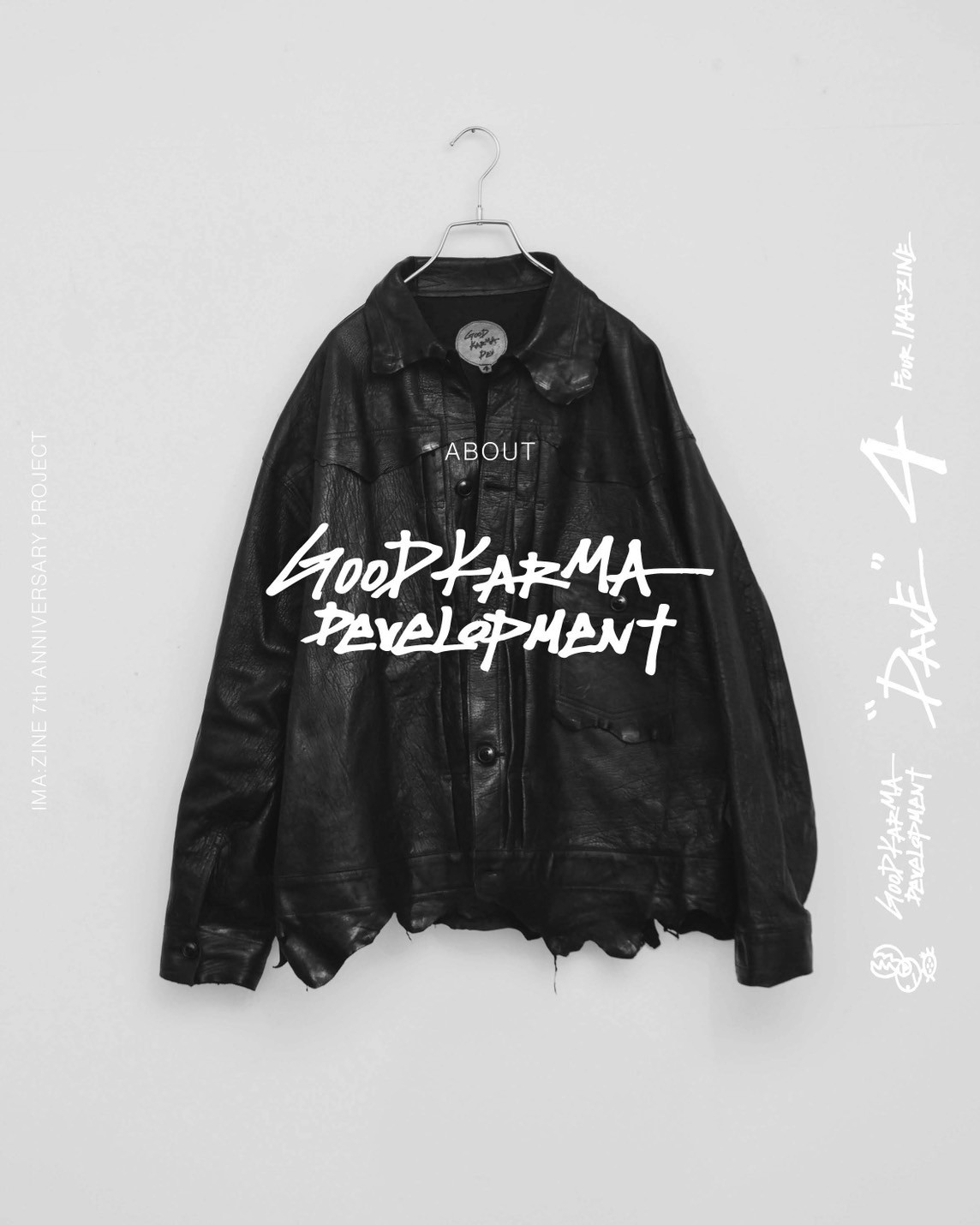 GOOD KARMA DEVELOPMENTのレザーブラウス『DAVE』をIMA:ZINEが別注