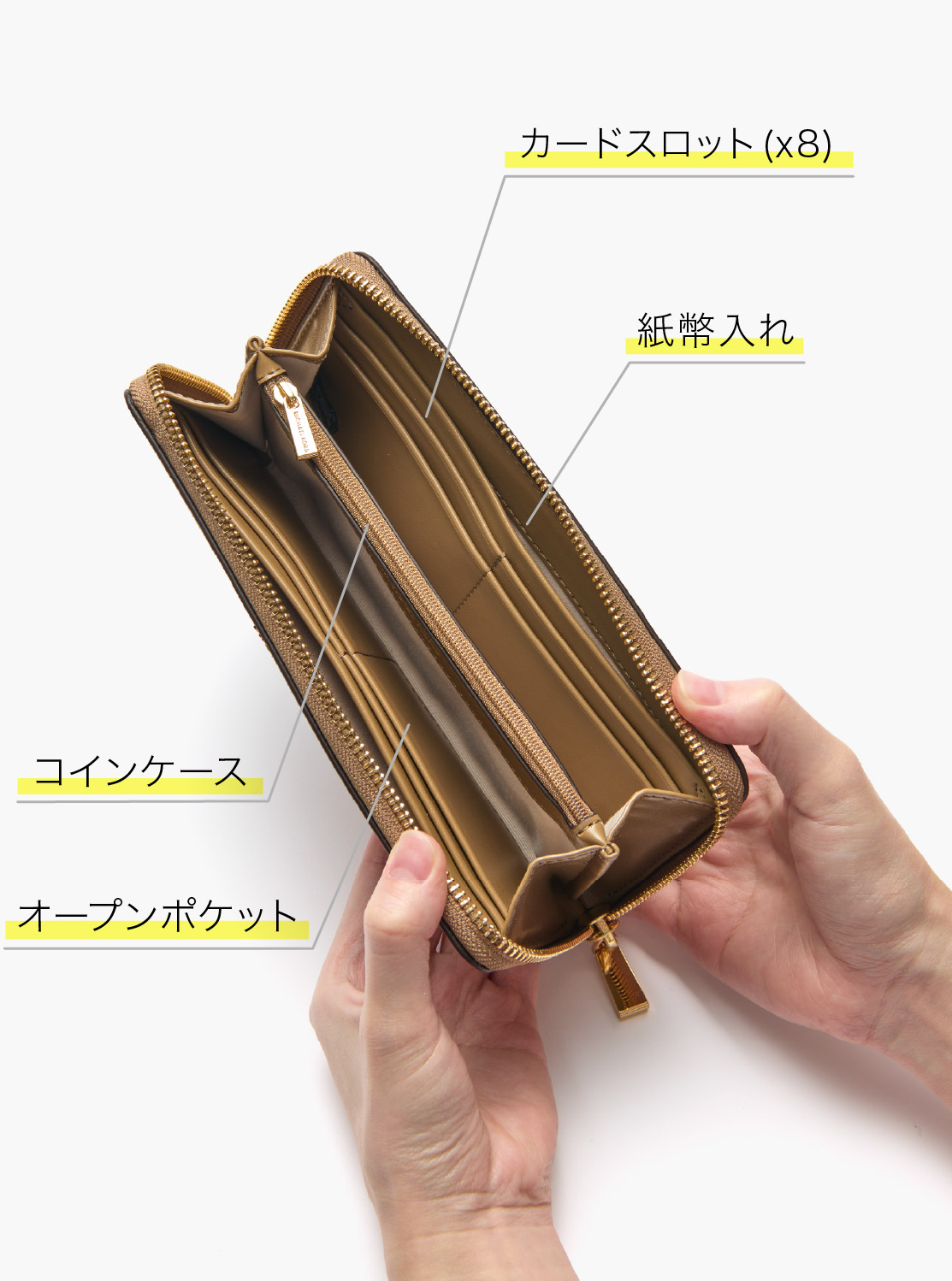 JET SET(ジェット セット) スリム ジップアラウンド コンチネンタル