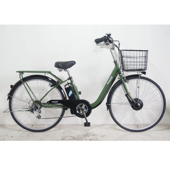 サイクー 26インチ 電動アシストサイクー 8アンペア 外装6段変速