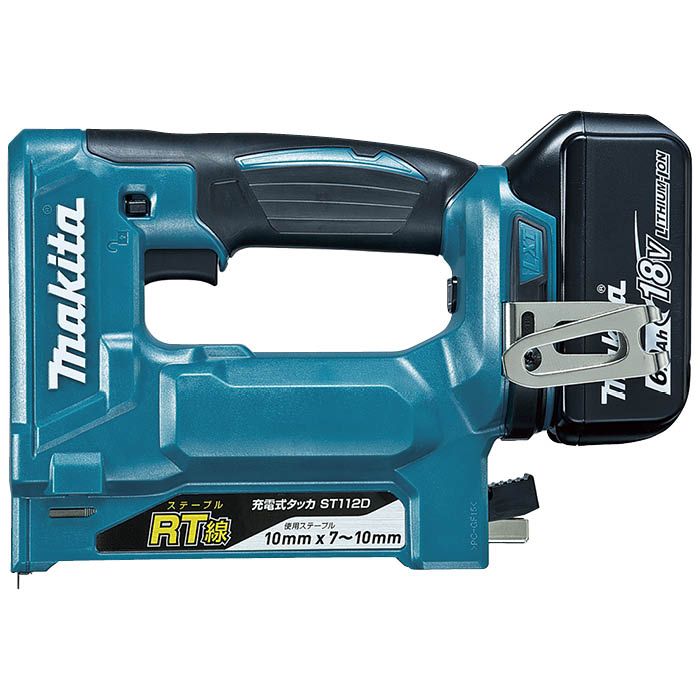 マキタ 18V充電式タッカ RT線ステープル専用 10×7-10mm 本体 ST112DZK
