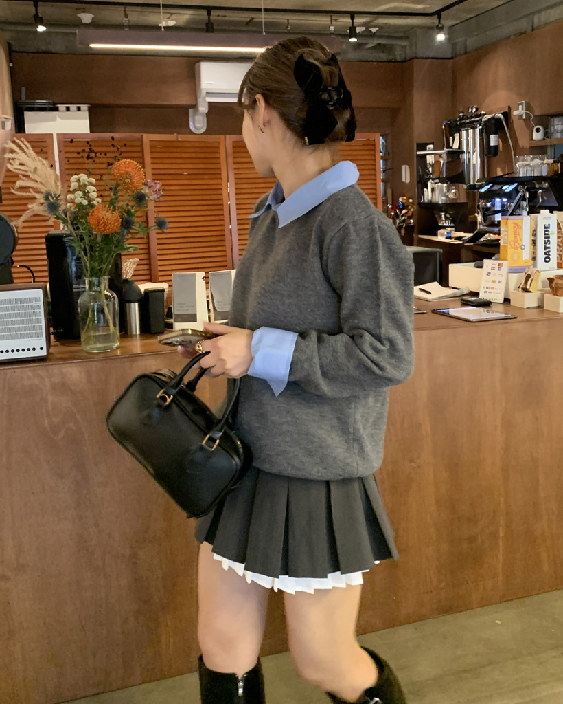 シャツレイヤードニット | ファッション通販サイト NUGU