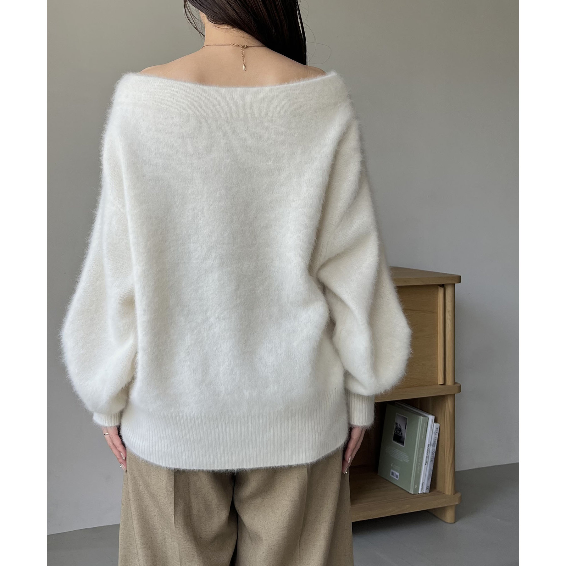 C.L】FOXカシミアボートネックニット | ファッション通販サイト NUGU