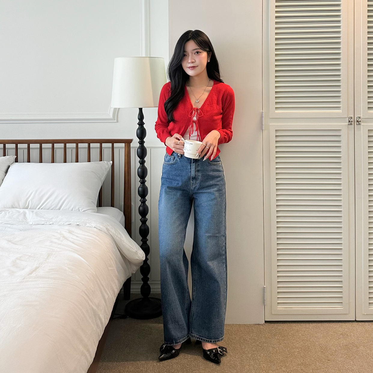 リボンニットカーディガン | ファッション通販サイト NUGU