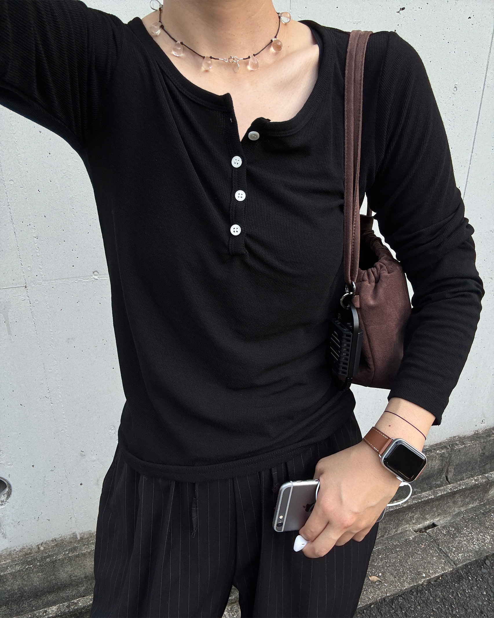 ヘンリーネックカットソー | ファッション通販サイト NUGU