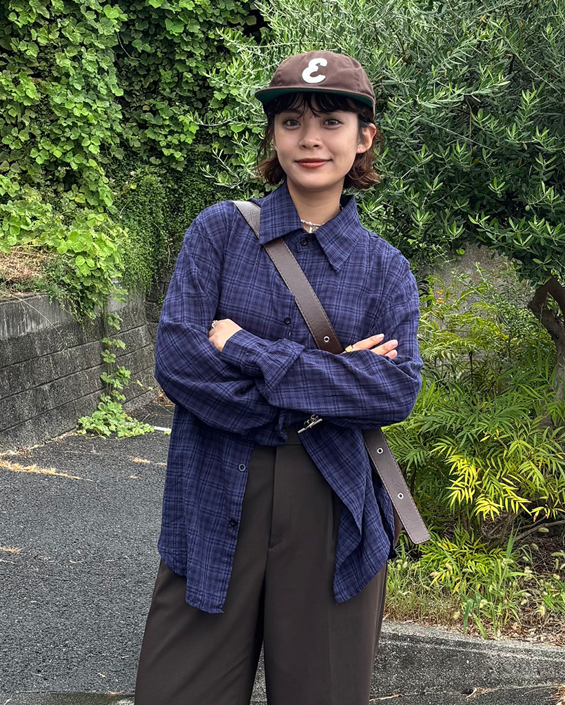 チェックネイビーシャツ | ファッション通販サイト NUGU