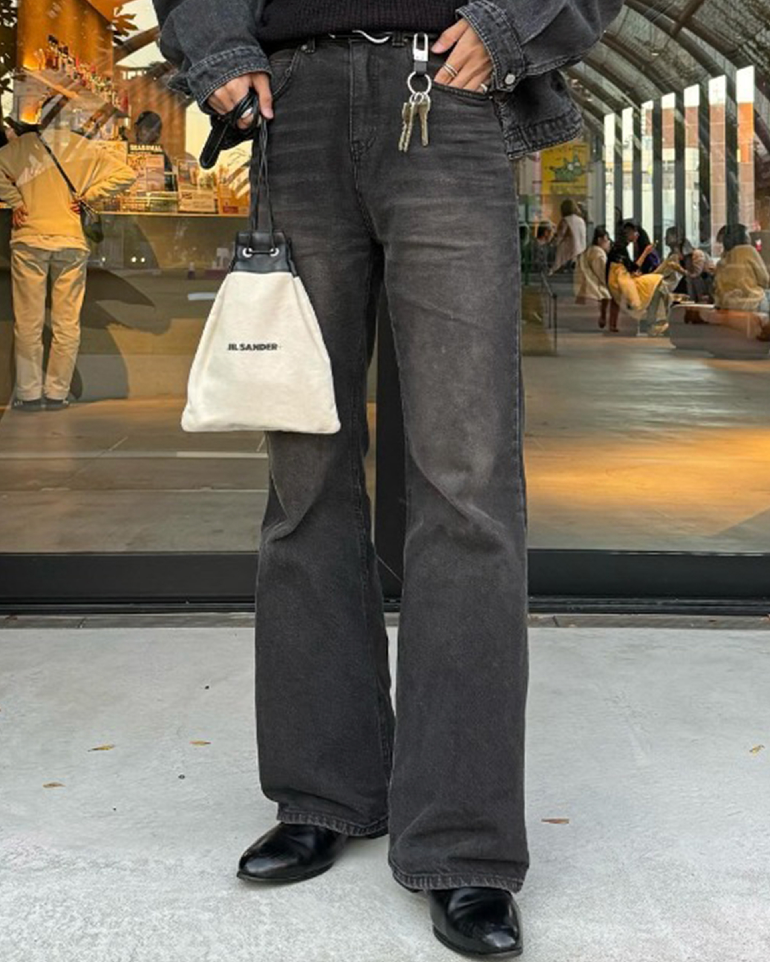 ヴィンテージブーツカットデニムパンツ | ファッション通販サイト NUGU