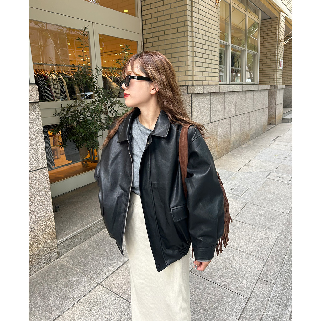 カラーレザージャケット | ファッション通販サイト NUGU