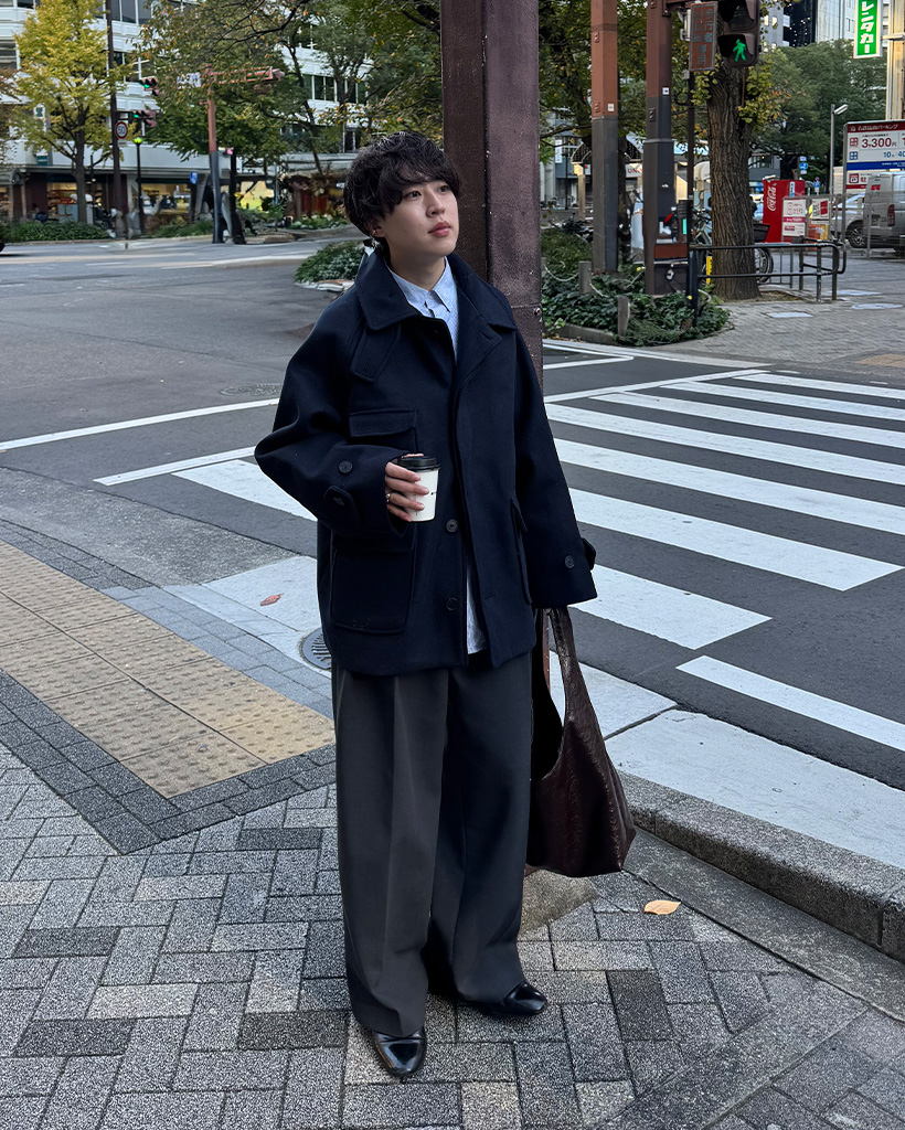 ユニセックス）バルマカンハーフコート | ファッション通販サイト NUGU