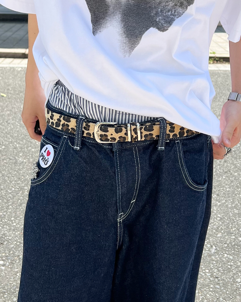 ヒョウ柄ベルト | ファッション通販サイト NUGU