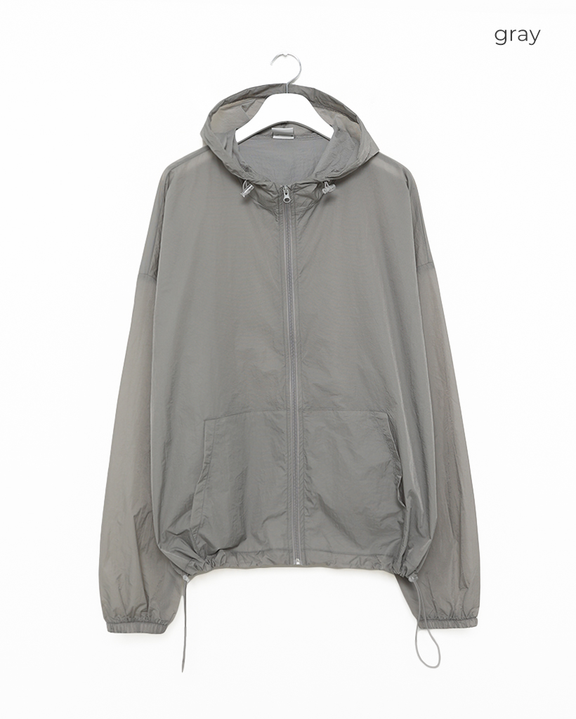ユニセックス）フードウインドブレーカー | ファッション通販サイト NUGU