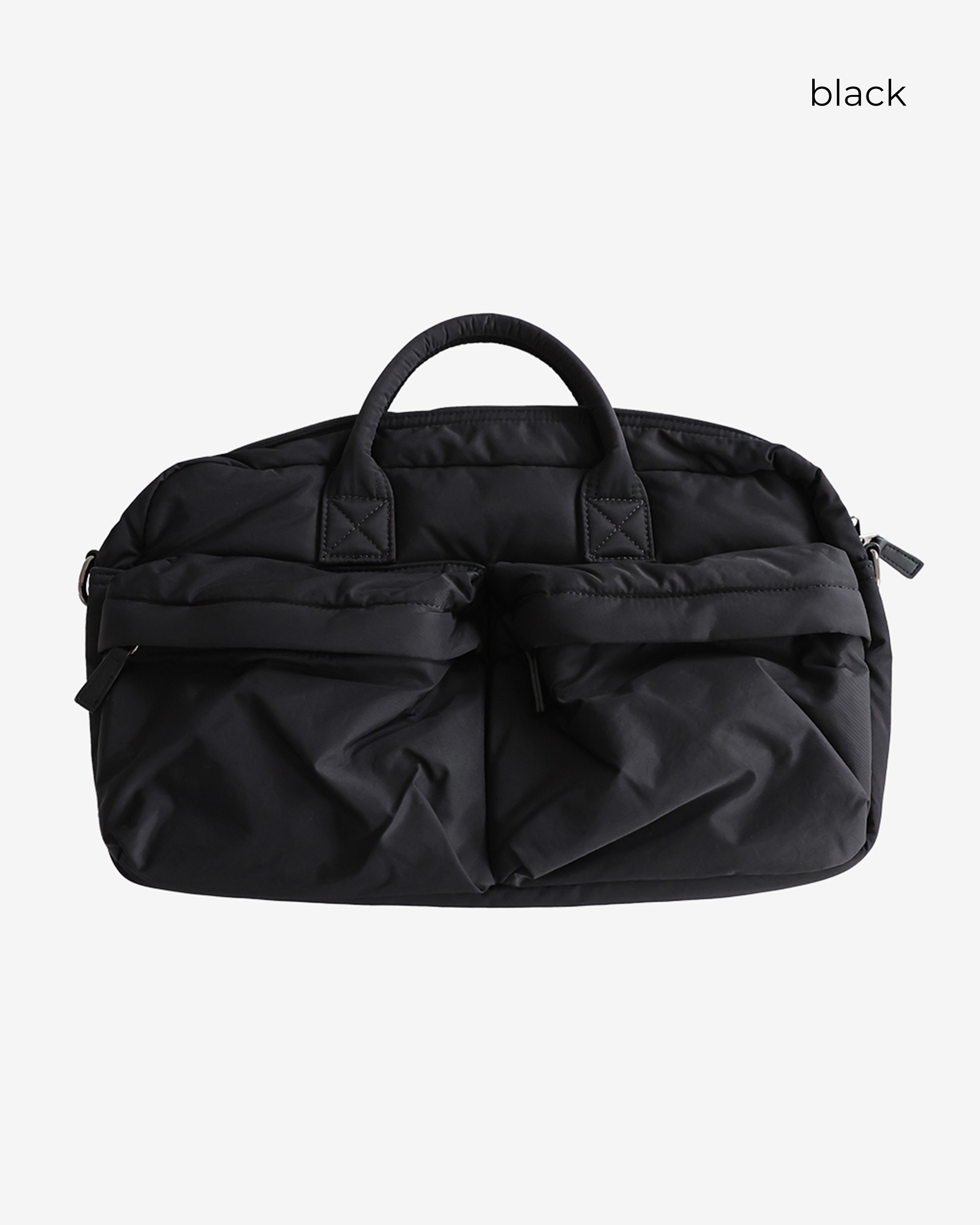 6回再販](ORIGINAL) ミドルマルチポケットクロスバック (black