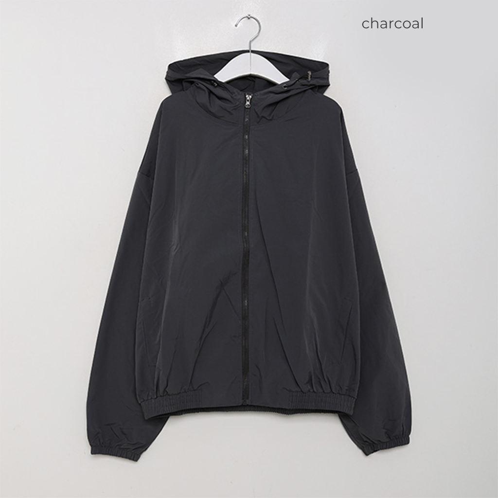 ユニセックス）ベーシックナイロンウィンドーブレーカー