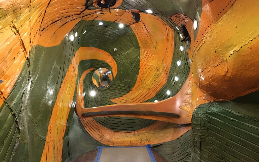 The striking art featured in a Long Island City elevator | Hidden Gems