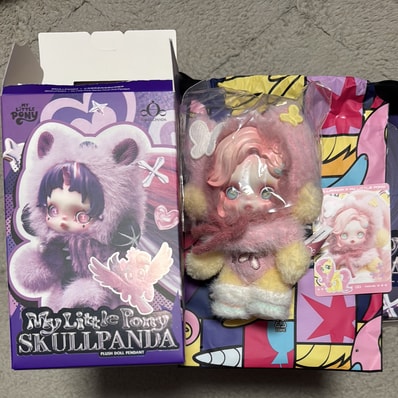 ポップマート スカルパンダ × マイリトルポニー シリーズ ぬいぐるみ