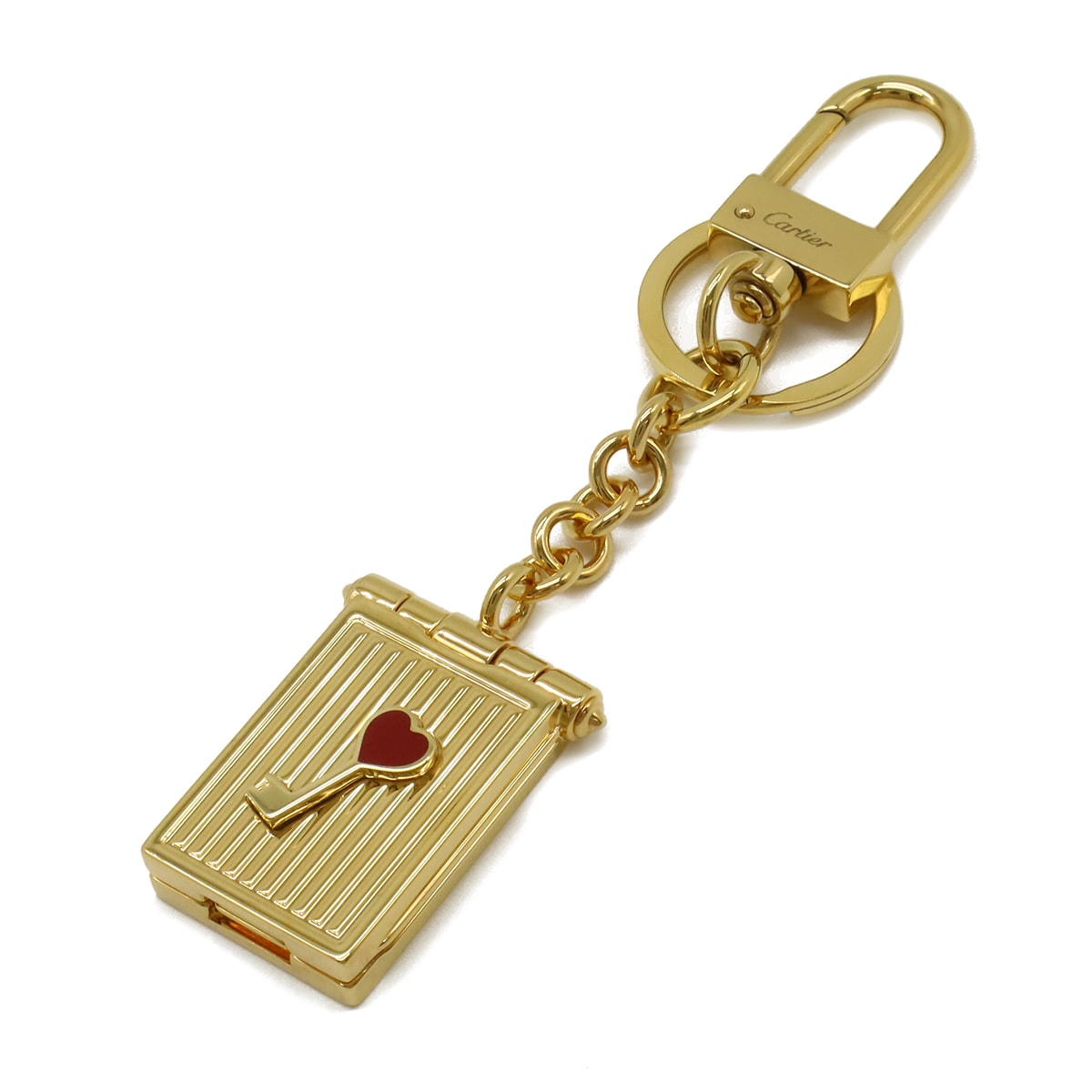 A (未使用に近い)】カルティエフォトフレームキーリング ディアボロ